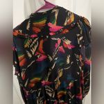 Farm Rio  - Macaws Flight Tie-Neck Ankle Dress Photo 6