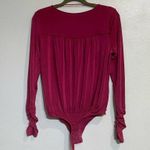 Free People  Kaya Long Sleeve Bodysuit Sz S NWOT Photo 1