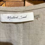 Mustard Seed Tan Ruffled Mini Romper Sundress Photo 1