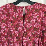 Sachin + Babi Meg Floral Print Ruffle Chiffon Mini Dress Size M Bordbloom NWT Photo 4