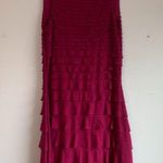 Chelsea and Violet  Raspberry Tiered Ruffle Mini Dress Photo 1
