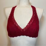 Victoria's Secret Victoria’s Secret | Lace Racerback Bralette in Red Sz Small Photo 1