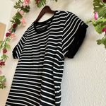 SheIn Women’s -  Simple Black and White Stripe Dress Size M Photo 0