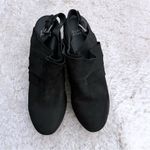 Eileen Fisher Black Suede Closed Toe Mules Platform Slingbacks Women's Size 10 Photo 3