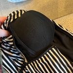 Beach Betty Slimming Control High Neck Striped Cropped Bikini Swim Top Photo 4