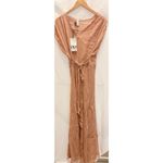 ZARA  2025 Collection‎ | NEW Tan Lace Slip Midi Dress Medium Dainty Coquette Fem Photo 8