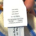 J.Crew 100% Wool Blue + White Fair Isle Sweater Size XS striped Photo 6