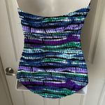 Your Best‎ Look Size 14 NWT Geometric Print Multicolor Tummy Control Swim… Photo 6