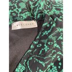 Vintage Love Crazy Green Black Print Mini Dress Women's L‎ Sheet Long Sleeve Size L Photo 7