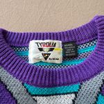 Head Vintage 90s Tyrolia Retro Geometric Funky Knit Sweater Photo 4