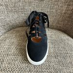 L'amour Des Pieds Kanav Suede Cut Out Sneakers Size 6.5M EUC Black Photo 6
