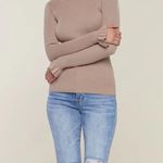 Rachel Parcell Mock Neck Ribbed Sweater Photo 1