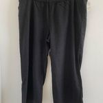 Old Navy Linen Blend Wide Leg Crop Pant In Blackjack Size XL New With Tag Photo 0