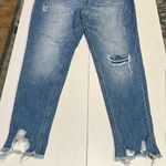 Kancan women’s high rise fray distressed jeans size 9/28 Blue Photo 1