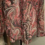 The Kooples Paisley Print Sheer Long Sleeve Blouse Size XS Photo 2