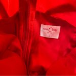 Miss Circle Talia Red Satin Lace Corset Maxi Dress Medium Photo 11