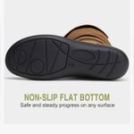 Vepose Women’s Camel Knee High Comfortable Boots Suede Slouch Flat Boots Sz 6. Tan Photo 14