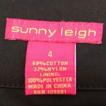 Sunny Leigh black lace pencil skirt Women’s size 4 knee length Photo 4