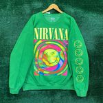 Urban Outfitters Nirvana Nevermind Oversized Grunge Crewneck Sweater Size S/M Photo 0