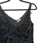 Jason Wu Velour Silk Animal Print Top Black NWOT Sz 4 Photo 1
