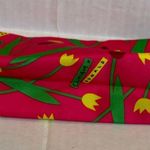 Clinique  X Donald Floral Tulip Makeup Cosmetic Bag NEW NWOT Photo 2