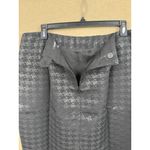 Premise Womens Size 14 Black Skirt Pencil Houndstooth Metallic L3N800 Photo 5
