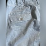 Talbots White Stretch Straight Leg Ankle Cropped Pants High Rise Size 14P Photo 8