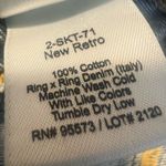 Paper Denim & Cloth ‎  new retro Jean skirt front slit 27 
Made in USA Photo 4