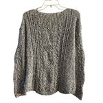Free People Pegasus west end marled grey cable knit sweater Large Photo 2
