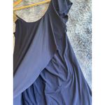 Betsy and Adam Betsy Adam  Embelished One Shoulder Blue  Dress Size 6 Made In The USA Event Photo 4