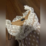 Majorelle  Bandit Dress in White lace ruffle revolve fall formal $189 party Photo 3