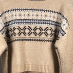 Wild Fable Sweater Womens Medium Fair Isle Pullover Knit Cozy Soft Cropped Photo 1
