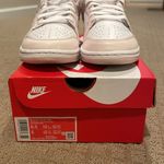 Nike  White and Light Pink Athletic Shoes Photo 2