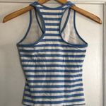 EXPRESS Periwinkle Blue & White Striped Racerback Top, sz. XS Photo 3
