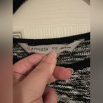 Athleta Retreat Sweater Dress Marled Grey Black Long Sleeves Crewneck Womens XSP Photo 1