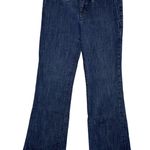 Habitual Jeans Womens 4 Blue Flare Leg Low Rise Dark Wash Fading Everyday Casual Photo 0