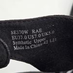 Aetrex ® Rae Orthotic Sparkle Thong Sandal Black Women Size 7 Flip Flop Glamcore Photo 4