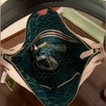 orYANY "Adele" Pebbled Leather in Pink/ Gray Shoulder Bag Photo 1