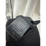 Katherine Barclay  Blouse Women XL NWT White Black Satin Cinch Career Business Photo 7