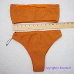 New! Set! In Your Arms Free People Oceanic Bikini Top and bottom orange, size M‎ Orange Size M Photo 5