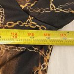 Miss Tina Brown Leopard Chain Button Up Blouse Womens Size Medium 8 Photo 4