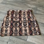 SheIn snake print mini skirt Photo 3