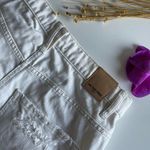 We The Free Deco White Brea Denim Skirt Button Fly Distressed size 30 Photo 6
