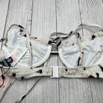 Missguided Womens Size 4 Bikini Top Crinkle Tie Front New Swimsuit Underwire‎ Photo 3