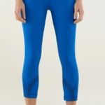 Lululemon LIKE NEW! Run: Inspire Crop II in blue, size 4 Photo 1