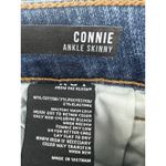 Kut From The Kloth  Connie Ankle Skinny Blue Denim Jeans Stretch Frayed Womens 8 Photo 4