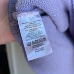 Ann Taylor  Striped Mockneck Pullover Sweater (Sz L) Lavender & Chocolate Stripes Photo 10