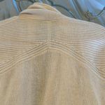 Calypso St. Barth  cashmere sweater ivory open front large L Photo 9