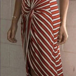 🆕Rust & White Stripe Knot Photo 5