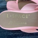 l*space L* Pink Platform Wedge Thong Shoes 8 Photo 7